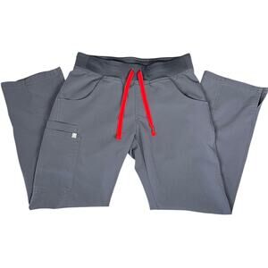 FIGS Kade Cargo Women’s Scrub Pants Gray Small